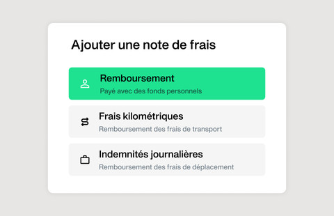 Remboursements des frais de déplacements professionnels